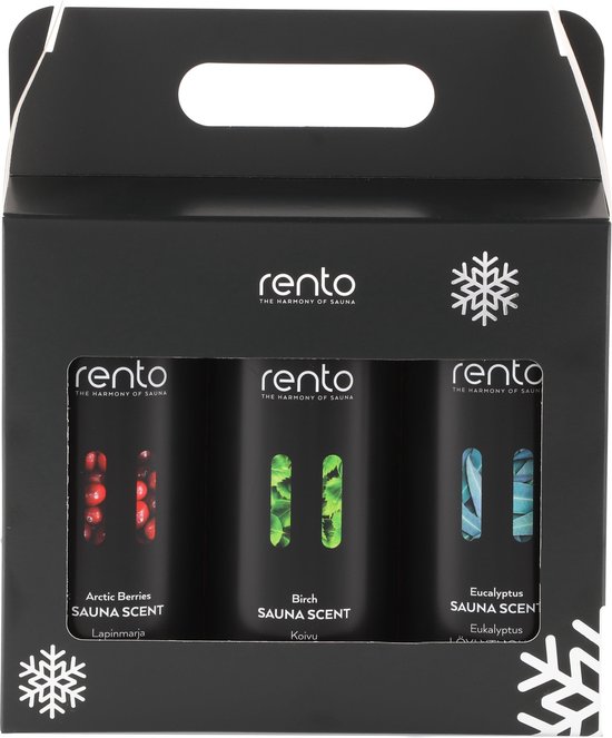 Rento Sauna Geur cadeauset 3 x 400 ml