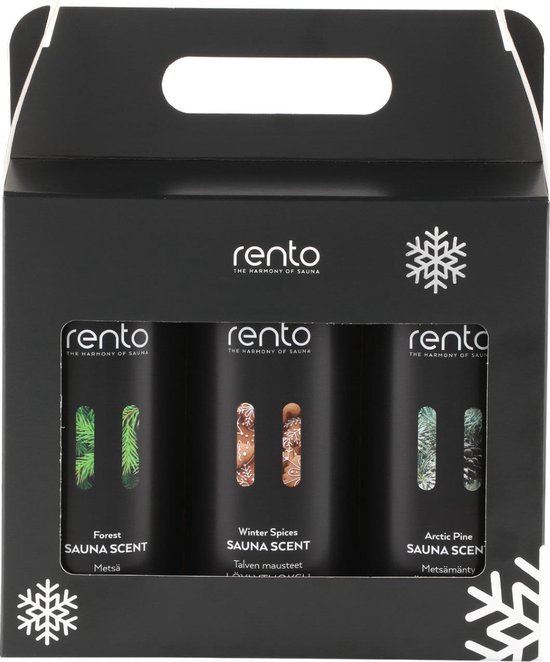 Rento Sauna Geur limited edition cadeauset 3 x 400 ml