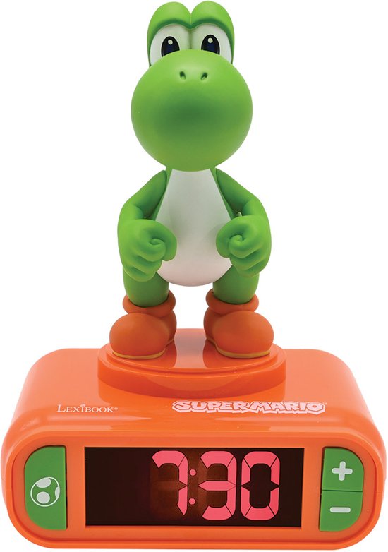 Réveil avec veilleuse Yoshi en 3D van Merkloos