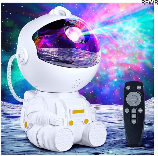 RFWR® Astronaut Sterrenhemel Projector met Afstandsbediening voor Slaapkamerdecoratie