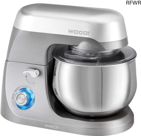 RFWR® Deegrobot 1000 Watt Mixer met 5 Liter Kom - Kneed- en Mengmachine van RFWR®