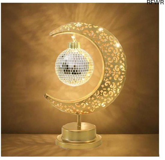 RFWR® Disco Nachtlampje Tafellampen Maan Lamp