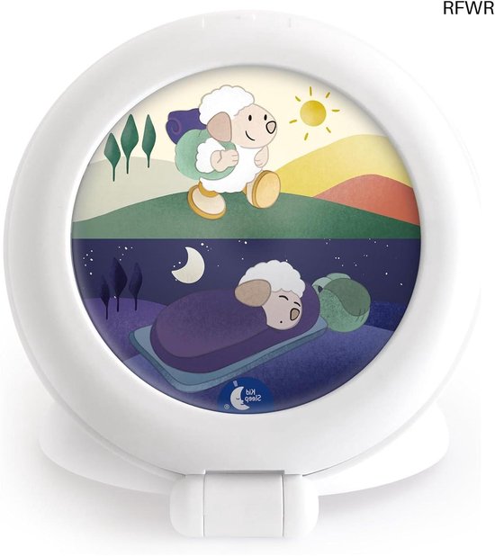 RFWR® Educatieve slaapwekker voor kinderen - Dag/Nacht indicator, Verlicht, geschikt voor jongens en meisjes van RFWR