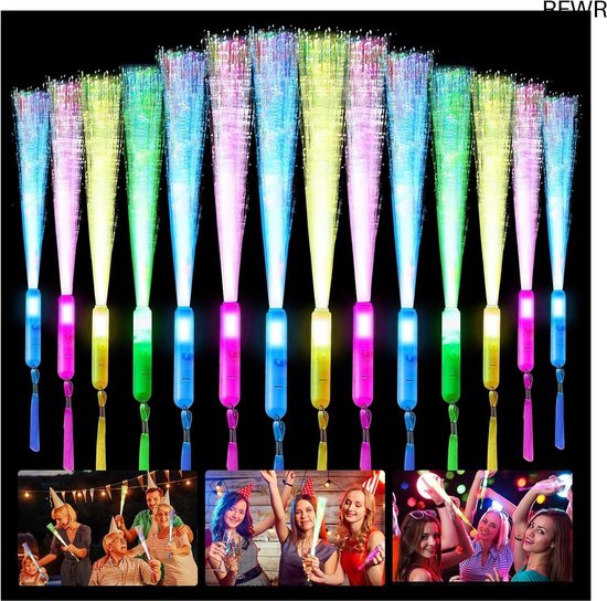 RFWR® Kleurige Led-Lichtstaaf 36 Stuks - Feestaccessoires Voor Bruiloft en Disco