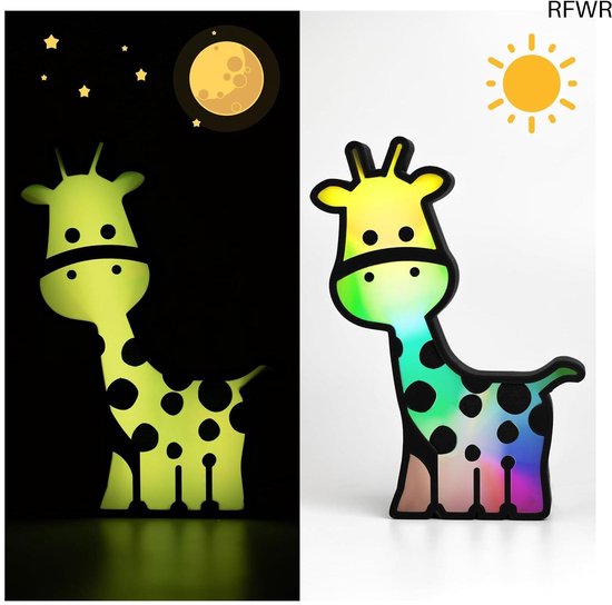 RFWR® Nachtlampje en Slaaptrainer voor Kinderen - Stijlvolle Peuterwekker zonder Geluid - Ideaal voor Baby's en Tieners van RFWR