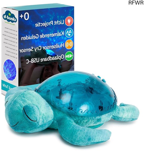 RFWR® Nachtlampje met Oceaanprojectie en Geluiden voor Kinderen van Merkloos