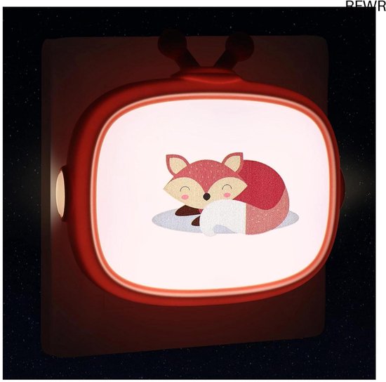 RFWR® Nachtlampje voor Kinderen met Schemersensor - LED Muurlamp in Dierenontwerp voor Slaapkamer en Hal van RFWR