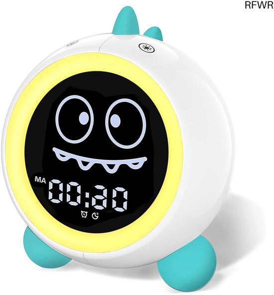 RFWR® Slaaptrainer voor Kinderen met Nachtlampje en Geluidsmachine