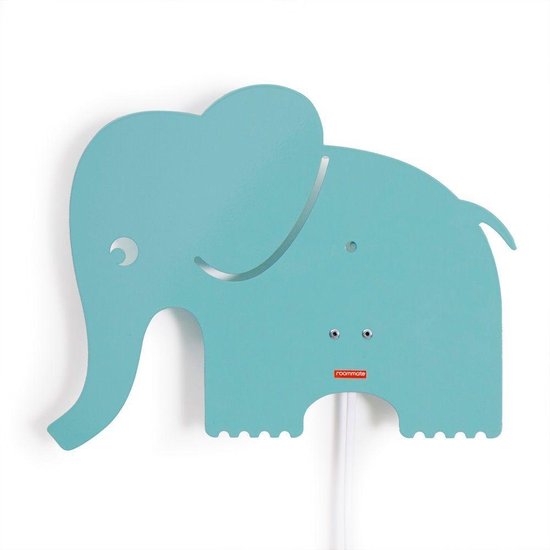 Roommate Elephant lamp - blauw van Merkloos