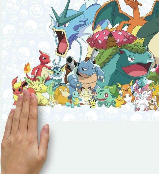 Roommates Muursticker Pokémon Junior 65,2 X 91,7 Cm Vinyl van Pokémon