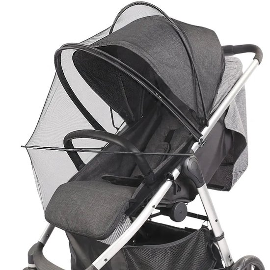 Rosey´s® - wandelwagen klamboe - baby klamboe - duaal te openen - muggennet wandelwagen - muggennet baby - klamboe buggy - babyklamboe - vakantie klamboe - reisklamboe baby - kwaliteitsklamboe