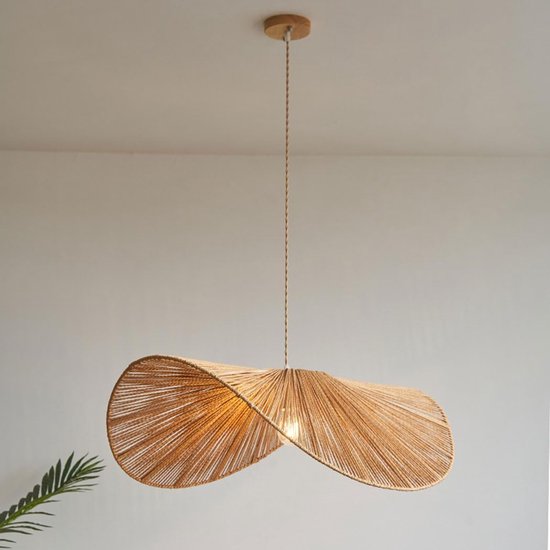Rotan Kroonluchter In Boheemse Stijl, Modern Design, Geschikt Voor Slaapkamers, Woonkamers En Eetkamers In Landelijke Stijl.