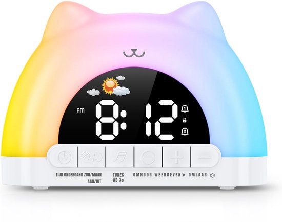 RWB® Slaaptrainer Kinderen - Slaaptrainer - Kinderwekker - Roze - ‎17 x 4 x 12 cm van Merkloos