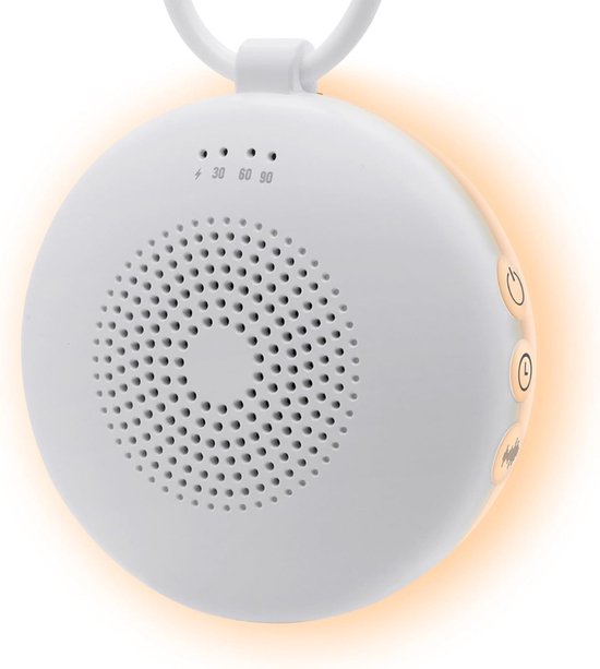 RWB® Witte Ruis Machine - White Noice Machine - White Noice - Wit - 16 x 16 x 6 cm van Merkloos