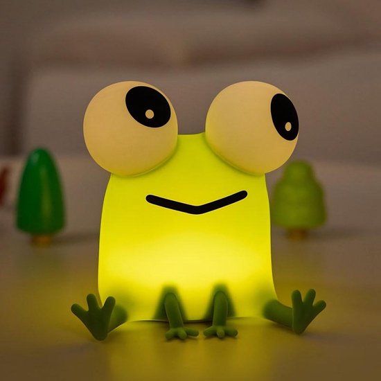 Ryoudavell - LED kikker Nachtlampje - Kinderkamer & Slaapkamer - Stopcontact met Touch Functie - Bedlampje - Dimbaar Nachtlampjes Voor Kinderen, Baby & Volwassenen