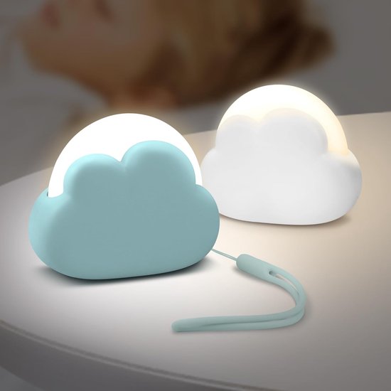 Sander Shop Nachtlampje voor kinderen, schattige wolk nachtlamp voor kinderkamer decoratie, oplaadbare naast lamp voor moederschap, babybenodigdheden voor pasgeboren jongens, doopgeschenken voor meisjes van Sander Shop