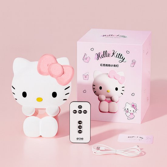 Sanrio - Hello Kitty nachtlamp - touch functie - draadloos - Kuromi - Hello Kitty - My Melody - PomPomPurin - Pochacco - cadeau - Kawaii