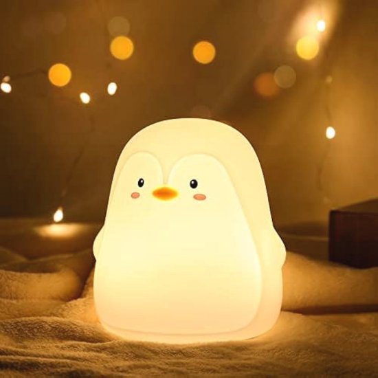 Schattig pinguïn nachtlampje voor kinderen - gezellige decoratie voor kinder- en tienerkamer