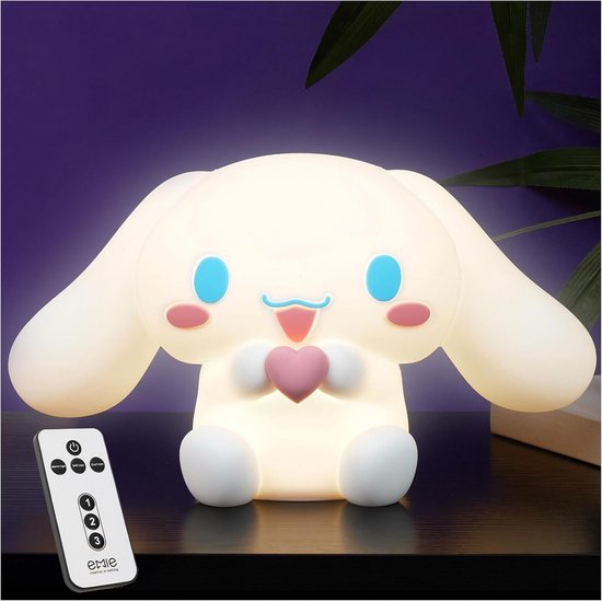 Schattige 3D Cinnamoroll Siliconen Nachtlampje voor Kinderen van Merkloos