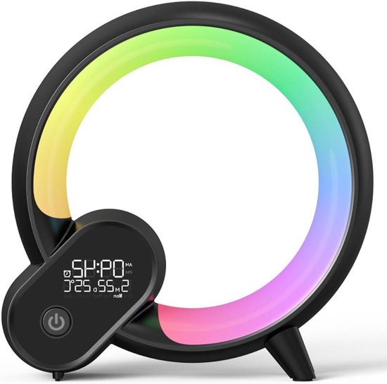 Sfeerlamp Wake-up - Slimme Muzieklamp - Rustig Ontwaken - App Bediening - 10 Watt - Zwart