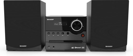 Sharp XL-B517 Micro geluidssysteem met DAB+ - FM - CD - bluetooth - zwart van Sharp