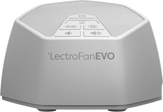 SHOP YOLO - white noise machine - 22 unieke ventilatorgeluiden - witte ruisvariaties en oceaangeluiden met slaaptimer - Wit van Merkloos