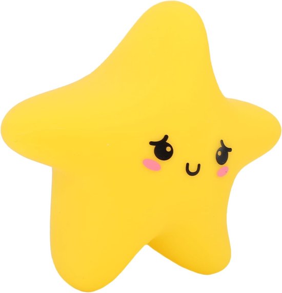 Siliconen Nachtlicht Kleine Magnetische Absorberende Zachte Decor Decoratielamp voor Slaapkamer Kinderkamer, Vloerlampen (Stervormig) van Merkloos