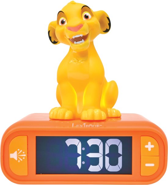 Simba Night Light Wearmklok met geluiden van Merkloos
