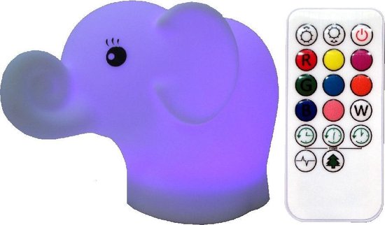 Simply for Kids - Nachtlamp Silicone Olifant van Simply for Kids