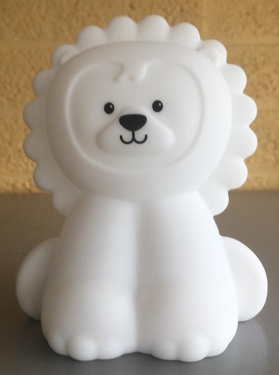 Simply for Kids. Nachtlamp siliconen Leeuw met afstandsbediening van Simply for Kids
