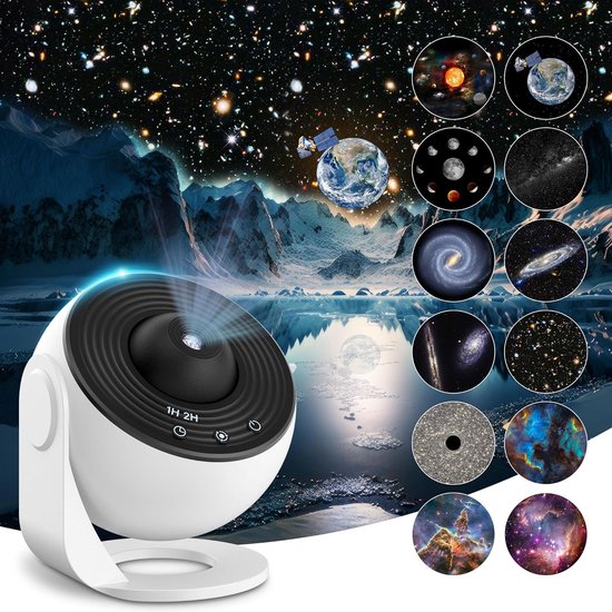 Sky Projector - 12 Modi - 360° Rotatie - Sterren Projector - Starry Projector Light - Sky Projector Kinderen - Galaxy Projector