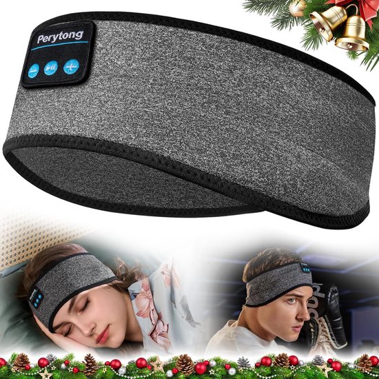 Slaap Hoofdtelefoon - Bluetooth Hoofdband - Ontspannen Slapen - Comfortabel Muziek Luisteren - 11.1 x 8 x 3.4 cm van Merkloos