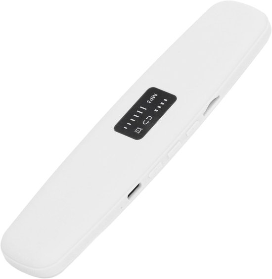 Slaap Luidspreker - Onder Kussen Speaker - Ontspannen Slapen - Bottransmissie Technologie - 19 x 8 x 3 cm - Wit
