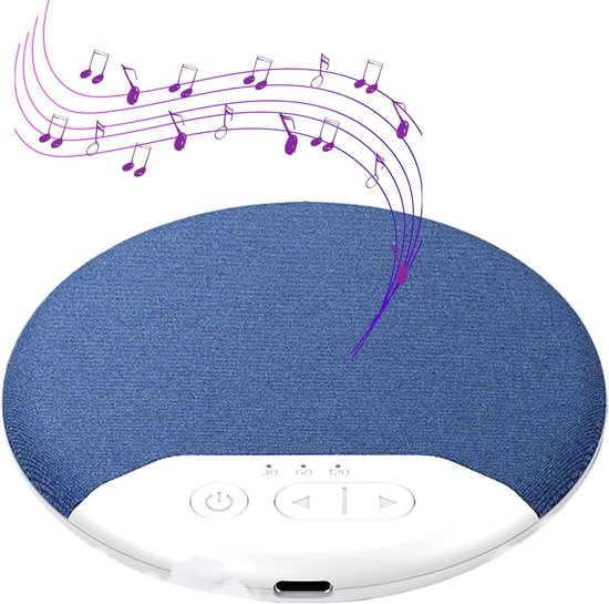 Slaap Speaker - Nachtkastje Speaker - Rustig Slapen - Onder Kussen Ontwerp - 10 cm - Blauw