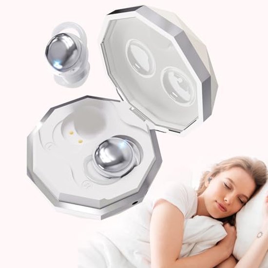 Slaaphoofdtelefoon met Bluetooth 5.4 - Zachte Sleep Earbuds voor Comfortabel Slapen van Merkloos