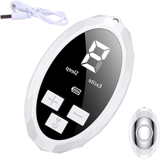 Slaaphulp Apparaat - Ontspanningshulpmiddel - Sneller Slapen - Intelligente Functionaliteit - Compact Formaat - Wit
