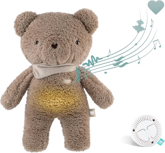 Slaaphulp Beer met Geluid, Licht en Trilfunctie voor Baby's