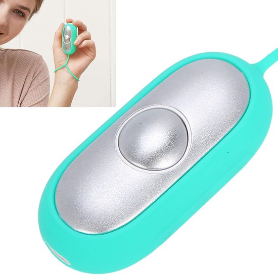 Slaaphulp voor volwassenen, apparaat, USB-oplaadadapparaat om te slapen, volwassenen, slaaphulp op batterijen, duur 20 uur, slaaphulp met microstroom voor slapeloosheid, angst (cyaan）