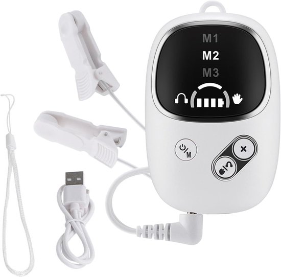Slaaphulpapparaat, ontspanningsmachine oorclip, 6 inch handheld slaaphulp met automatische stroomregeling, bouwen met stil, draagbaar stressverlichtingshulpmiddel voor dagelijkse routine, reizen