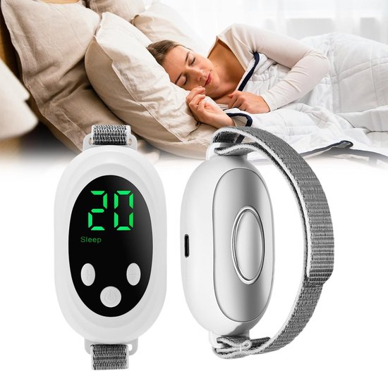 Slaaphulpapparaat, Slaaphulpmiddel, Slaaphulp, Slaapinstrument, 2 Standen, 20 Intensiteitsniveaus, Slaaphulp Om Het Lichaam Te Ontspannen, Stress Te Verminderen En Migraine Te Verlichten