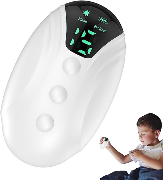 Slaaphulpinstrument - Slaap Apparaat - Verbeter Slaapkwaliteit - Draagbaar en Oplaadbaar - Zwart van Merkloos