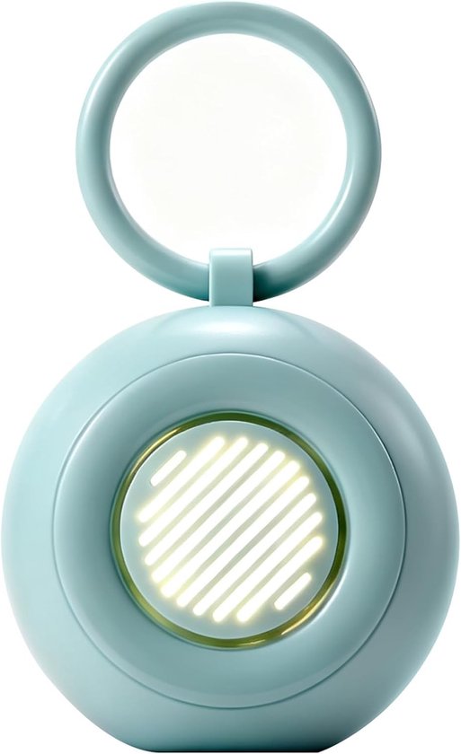 Slaaphulpmiddel voor baby's met geluidssensor, draagbare witte ruisgenerator en nachtlampje, 15 selecteerbare geluiden (lichtgroen). van Dreamegg