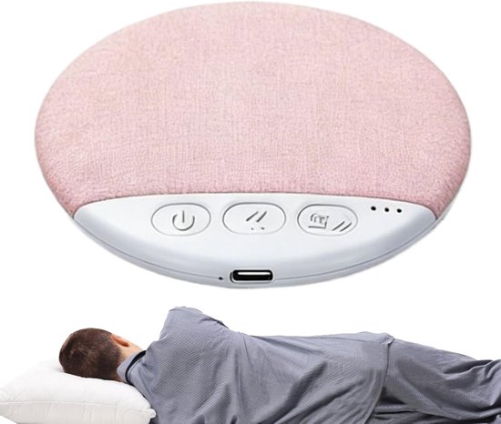 Slaapkussen Hoofdtelefoon - Nacht Audio - Rustgevend Slapen - Ingebouwde Witte Ruis - Compact Ontwerp - Zwart