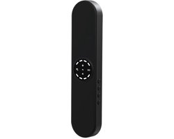 Slaapkussen met speaker, mini draagbare slaaphulp met botgeleiding en stereobas, Bluetooth slaapspeaker, geschikt voor diepe slaap, witte ruis - zwart. van Merkloos