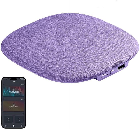 Slaapkussen Speaker - Onder Kussen Speaker - Ontspannen Slaap - Stereo Bass - Mini Draagbaar - Wit