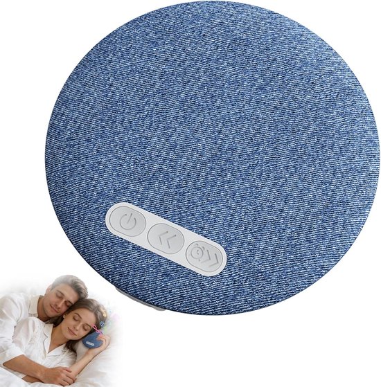 Slaapkussen Speaker - Onderkussen Geluid - Ontspannen Slapen - Witte Ruis Timer - Mini Draagbaar van Merkloos