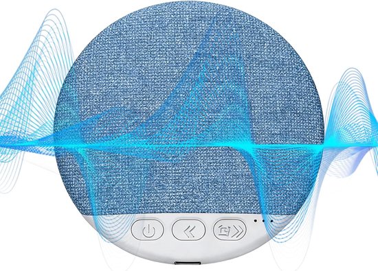 Slaapkussenspeaker - Onderkussenluidspreker - Ontspannen Slapen - Botgeleiding Technologie - 96x96x11 cm - Blauw