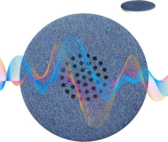Slaapluidsprekers - Nacht speaker - Rustgevend Slapen - Ultra-dun - 25 cm - Blauw