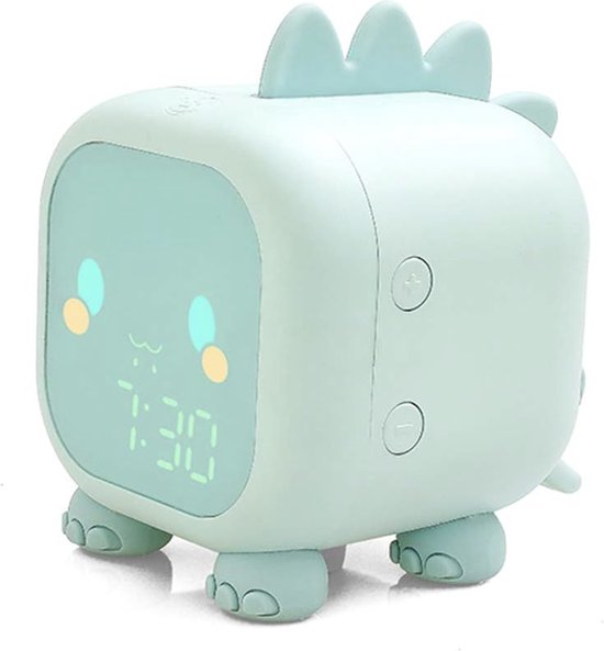 Slaaptrainer - Kinderwekker - lichtgevende dinosaurus - Led - Digitaal - Wekker - Slaaptrainer voor kinderen - Nachtlampje met timer - Dagcadeau voor kinderen, meisjes en jongens
