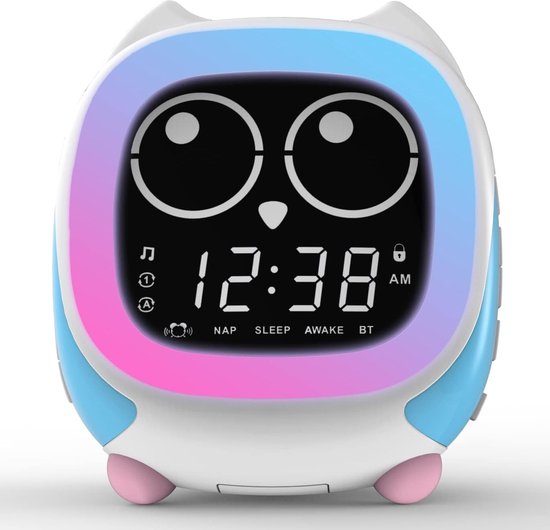 Slaaptrainer - Slaaptrainer Kinderen - Slaapwekker - Kinderwekker - Nachtlampje - Digitale Wekker van Filya.